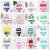 Swim Wear Multi Style Kids Girls Bikini Set 2023 New Print Girls Kids Swimewear Swimsuit Summer Children Biquini Infantil Bathing Suit A369 240229