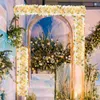 Dekorativa blommor Venue Seting Props Artificial Flower Banket Wedding Decorations Plastic Road Guide Fake