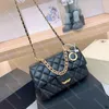 10A Multicolor Quilted lambskin women one shoulder crossbody bag designer handbag Embossed grain cowhide leather tote high capacity chain messenger bags purse