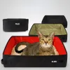 Mats Portable Folding Cat Litter Box Outdoor Travel Cat Toilet Waterproof Large Dog Toilet Litter Tray for Cat Dog Toilet Pet Sandbox