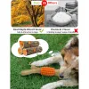 Brinquedos para cães, mastigação agressiva, resistente, grande, borracha de nylon, bastão de dentição, sabor de madeira de bordo real para cães de raça grande e média, acessórios