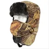 Beretten pet voor mannen dames winterjacht hoed bionische camouflage wandelcaps buiten thermisch warm oor winddicht