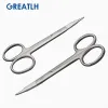 Instruments Cat Urethral Scissors Urethral Reconstruction Tools Integrated Step Shears Stainless Steel Animal Pet Surgical Instrument