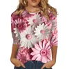 Suéteres femininos 1 peça roupas mulheres primavera outono e verão bonito três floral impressão moda tendência hatless sete zip up jaqueta sem capuz