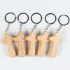 Porte-clés Vintage Confort Porte-clés Pendentif En Bois Porte-clés Sac À Main Décorations Cadeau De Voiture Pour Femmes Hommes