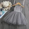 Mädchen Kleider Elegante Spitze Blumenkleid Baby Weiß Erstkommunion Kostüm Kind Sommer Ärmellose Kleidung Hochzeit Geburtstag Party A-Linie