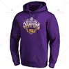 Mens NCAA LSU Tigers College Football 2019 National Champions Pullover Hoodie Sweatshirt Salute To Service Sideline Therma Performance 167