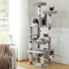 スクラッカー無料配送マルチレベル猫の木猫塔を傷つけた後、コンドミニアム猫のアクセサリー猫のスクラッカーラスカドーレデガト猫おもちゃ