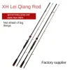 Stavar 1,8 m 2 avsnitt XH Super Hard Fishing Post Casting Spinning Pole Ultralight Black Fish Fishing Spining Rod Hot Sale Strongest