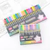 Markers Outline Highlighter Markers Curve Pen Set Super Squiggles Markers, Supersquiggles Set for Art Drawing Christmas Card 12/24 Color