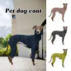 Truien Grote hond Winterkleding Jassen 4-poots fleece thermische hondenjas Greyhound Whipple Dog Jumpsuit Middelgrote hond Hoge kraag Warme outfit