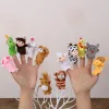 Dolls Finger Puppets Animal Puppets Children Storytelling Props Baby Bed Stories Helper Doll Set Soft Plush Kids Educational Toy