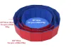 Tillbehör Portable Dog Swing Pool Pet Bath Tub Foldbar läcksäker PVC Safe Pet Supplies med dränering Enkla rena hundtillbehör