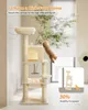 PAWZ Road 45.7" Cat Tree for Indoor Cats 5-Level Cat Tower for Large Cats with Metal Frame Large Hammock, Cat Condo with Big Top Perch 4 Sisal Covered Scratching Post