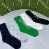 Chaussettes de Sport respirantes pour hommes, chaussettes longues de marque de styliste, bas en coton de haute qualité, chaussettes imprimées avec lettres