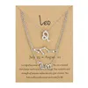 Kedjor 12 Constellation Pendant Necklace for Women Girls Chain Zodiac Birthday Presents