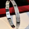 Дизайнерский Charm v Gold Cnc Precision Carving Carter Classic Black Braclet Rose Full Sky Star Wise для пар 18K Diamond