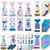 Nieuwe Nieuwe 50 Stuks Thema Snoep Zakken Snack Verpakking Zeemeermin Staart Gift Bag Voor Kinderen Meisje Verjaardagslevering Baby douche Decor