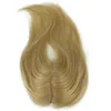 16inch＃613ブロンドスキンベース女性Toupee 5x5inchロシアの人間の髪のトッパーPUの周りまたは4つのクリップヘアピースシルクトップクロージャー240222