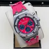 Reloj moderno Cronógrafo AP Reloj de pulsera Royal Oak Offshore Series 37 mm Diámetro del reloj Automático Mecánico Caucho Moda Ocio Relojes de lujo para hombres y mujeres