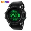 Контроль Skmei Top Brand Outdoor Sport Smart Watch Menfunction Fitness Watches 5BAR водонепроницаемые цифровые часы Reloj Hombre 1227/1384
