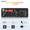 Lecteur 80W amplificateur Bluetooth 5.0 carte décodeur MP3 12V voiture lecteur MP3 USB FM dossier d'enregistrement commutation Microphone contrôle mains libres