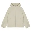 Design preguiçoso, jaqueta de nicho para mulheres, versão de tendência de primavera sofisticada, top solto com capuz para mulheres