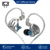 Kopfhörer KZ Zax Headset 16 Einheiten HiFi -Bass im Ohrmonitor Hybridtechnologie Ohrhörer Lärmstündigung Ohrhörer 7BA+1DD Sport Kopfhörer