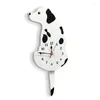 Wall Clocks Cute Wagging Tail Dog Design Clock Kids Bedroom Decor Living Room Unique Gift Creative Cartoon Mute DIY