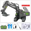 Bilar Remote Control Excavator Bulldozer Dump Truck RC CAR Toys Electric Engineering 2.4G Hightech Vehicle Model Toys for Kids Gifts