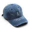 Ball Caps 2024 Washed Hombres para hombres viejos Denim Repised Peaked Peaked Outdoor Leisure Protección solar para mujeres Sunshade Béisbol