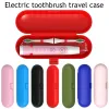 Hoofden draagbare reiskoffer voor orale b elektrische tandenborstelhandgreep opslag hoogwaardige plastic antiduïte deksel tandenborstelhouder doos