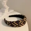 Brown Headwraps Designer Bandeau F Lettres Accessoires Cheveux Cerceaux Femme Luxurys Bijoux Tissu Bandeau letter199o