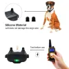 Halsbanden 1pc Hondentrainingsapparaat 20~100 lb Hond Waterdichte halsband LCD Lange afstand Afstandsbediening Statische elektriciteit/trillingen