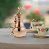Servis uppsättningar Portable Arabic Coffee Pot Travel Water Kettle Tea With Siler rostfritt stål