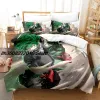 Imposta il mio Hero Academia Letting Set Single Twin Full Queen King Size Set Aldult Kid Bed Coney DuvetCover Set Sheet Anime