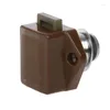 Alla terränghjul 1 PC Mini Push Button Boat Mortorhome Showcase Door Catch Lock Van RV Caravans Yacht Furniture Drawer Cabinet Accessories