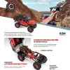 Cars Wltoys 2428 1:24 Мини Радиоуправляемая Машина 2,4G Со Светодиодными Фарами 4WD Модель Внедорожника Пульт Дистанционного Управления Механический Грузовик Игрушка для Детей