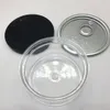 glass jars storage container canisters oem labels 100ML 200ML 50ML 30ML tin cans black white caps food storages smell proof water proof