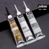 Marker 1pcs Fransız Pebeo kanca hattı kalem cam boya 3D işaretleyici DIY el boyalı vitray seramik metal akrilik boya