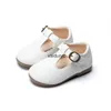 Flat Shoes New Kids Shoes Girl Leather Girls Buckle Multicolor Base Casual Baby Princess Ldrens Dressh24229