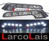 2x6 LED DAYTIME Running Light DRL Driving Daylight Car Fog Lamp Lampning Super Bright4818012