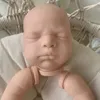 21inch Reborn Doll Kit Everlee born Sleeping Baby Soft Touch Unfinished Unpainted Parts DIY Handmade Toys 240223