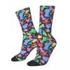 Chaussettes pour hommes Hip Hop rétro champignon fou champignon unisexe Harajuku motif imprimé bonne nouveauté équipage chaussette cadeau pour garçons