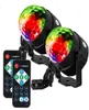 Party Lights Disco Ball Strobe Light Disco Light 7 Colors Sound Activated Stage Light med fjärrkontroll för Festival Bar Club PA2022189