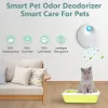 Housebreaking Smart Cat Odor Purifier For Cat Litter Box Deodorizer Automatic Pet Toilet Air Purifier Dog Cat Litter Deodorant Cleaning Tool