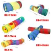 Toys Practical Cat Tunnel Pet Tube Collapsible Spela leksak inomhus utomhus Kitty valp leksaker för pussel som utövar gömningsträning