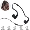 Headphones Bone Conduction Wired Earphones Stereo Music High Quality Earbuds Sports Headset inLine Control with Mic Open Back for Phone PC