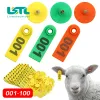 Accessories No. 1500 Sheep Ear Tag Signs with The Word Ear Laser Typing Copper Head Earrings Farm Animal Identification Card Free Shipping