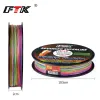 Lignes FTK 150m Ligne de pêche ligne PE Ligne 8x Multifilament Ligne 860 lb Fire de pêche tressé 8 brins